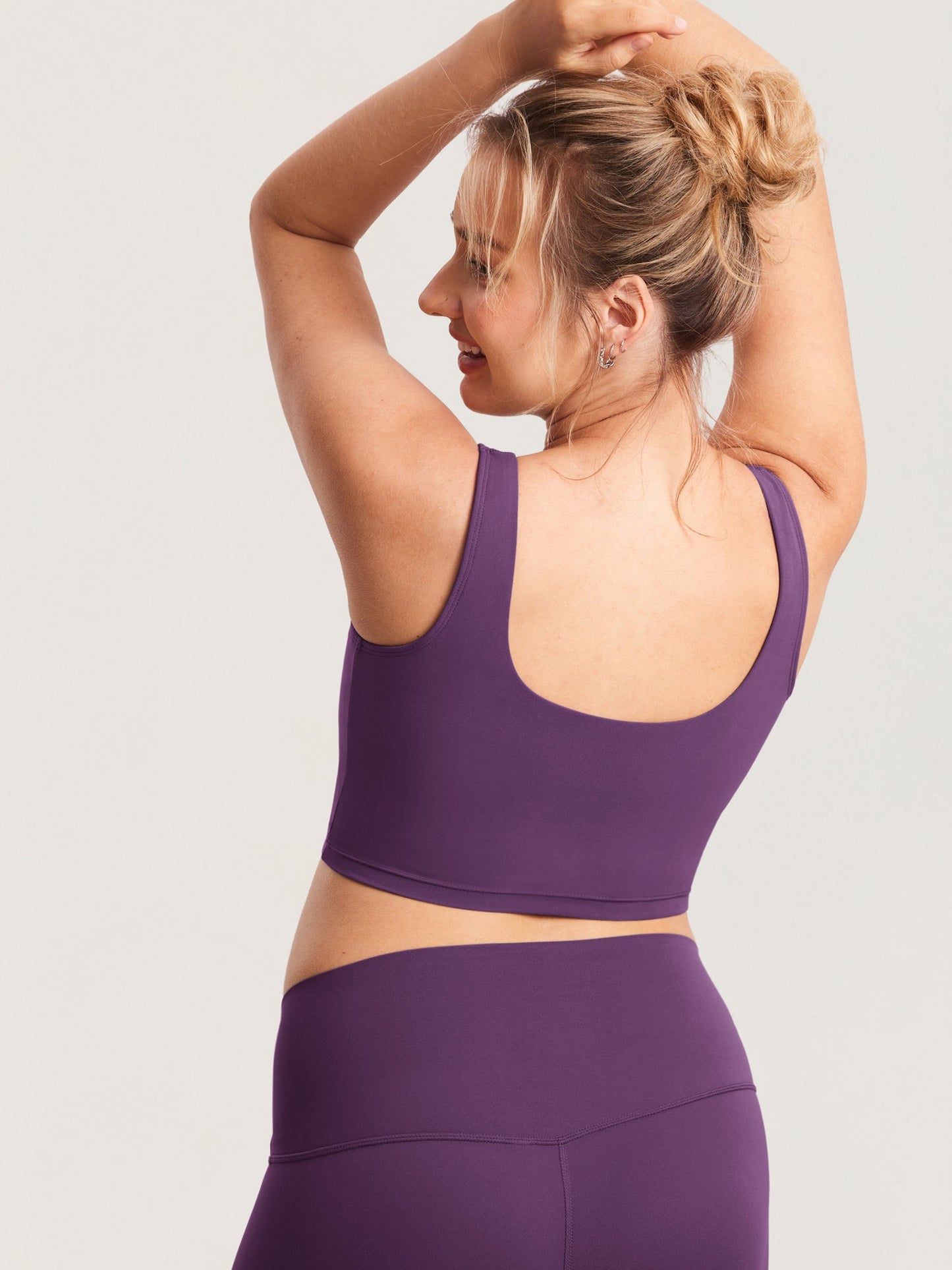 V Neck Nursing Crop Tank Top