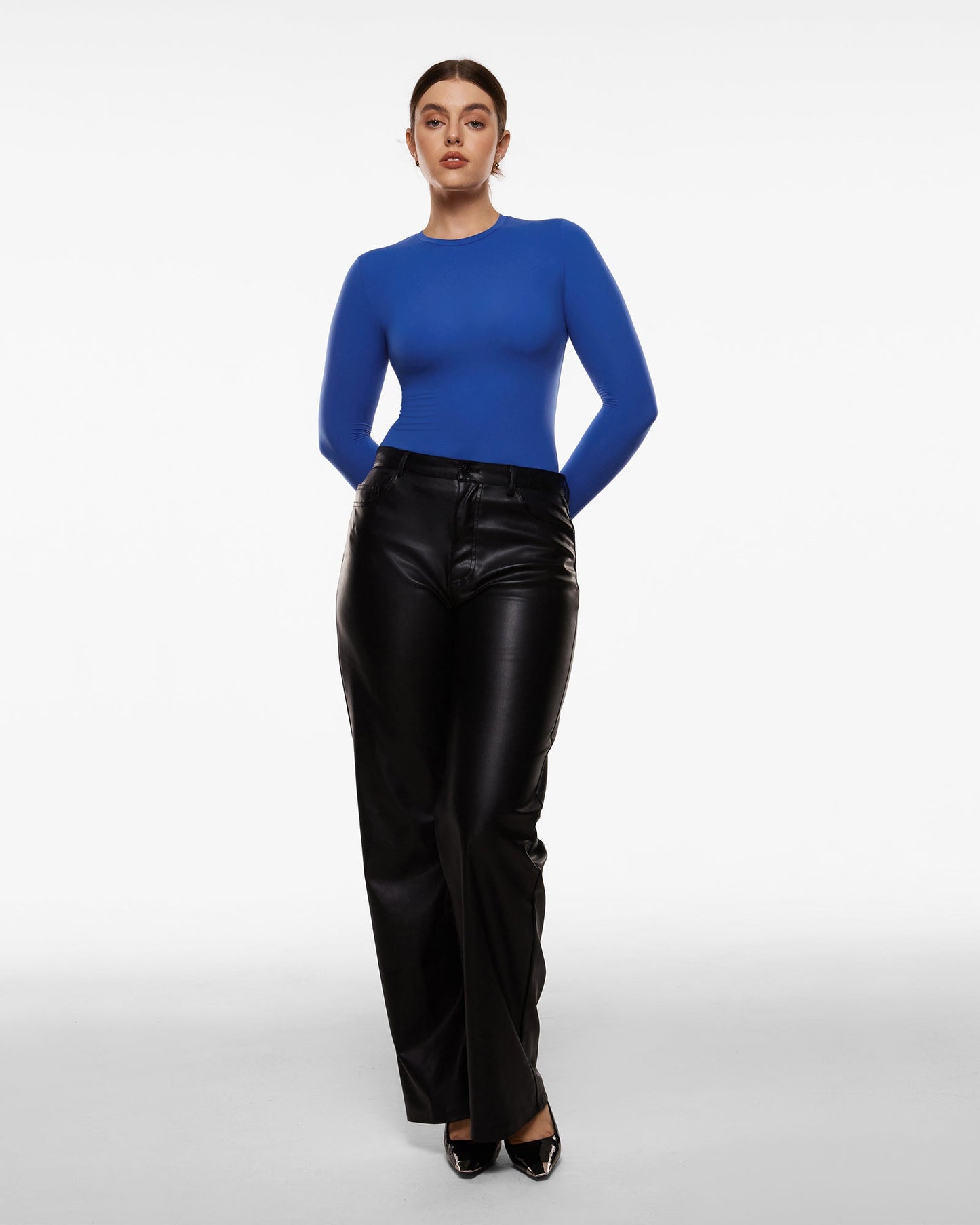 Single-Layer Basic Long Sleeve Shirts