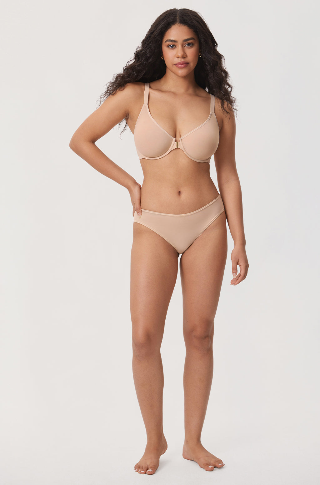 Sheer Mesh Front Closure Posture Bra