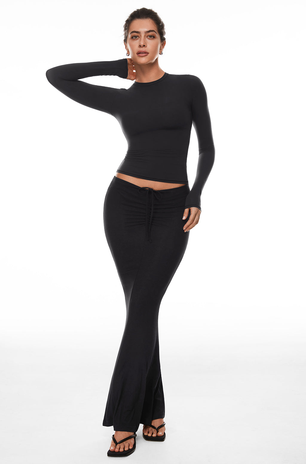 Single-Layer Basic Long Sleeve Shirts