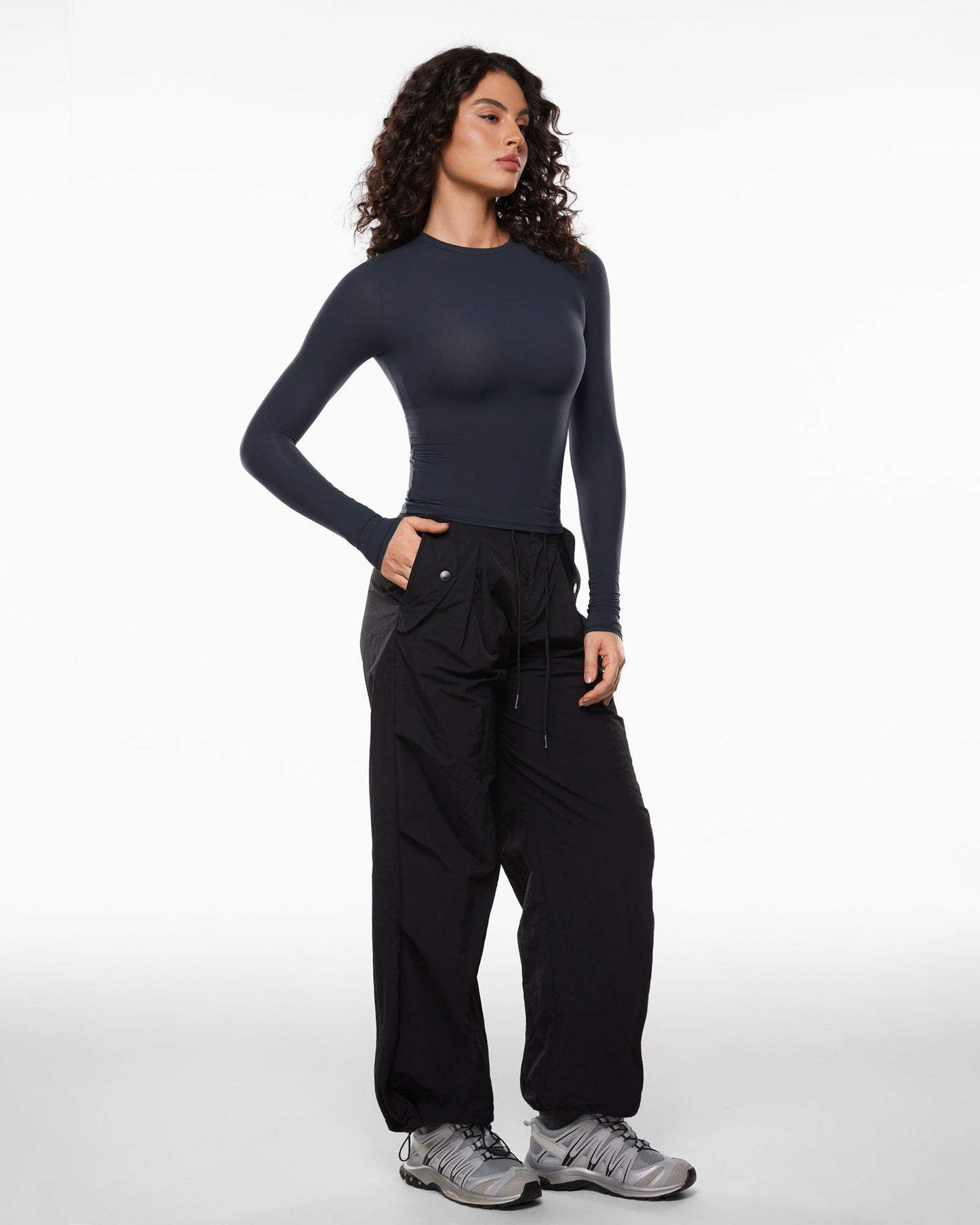 Single-Layer Basic Long Sleeve Shirts