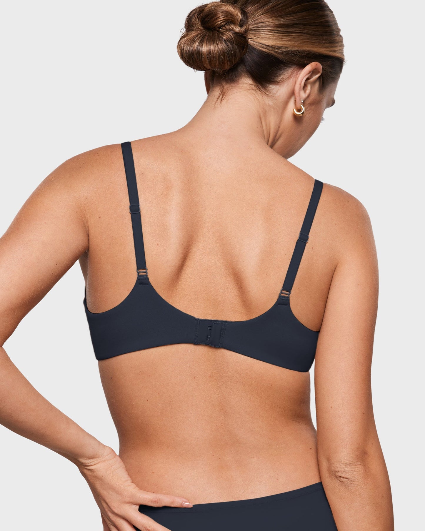 INLYRIC Women's Inbarely Plus Plunge Bra - Unlined Underwire Sexy Demi Balconette Bras