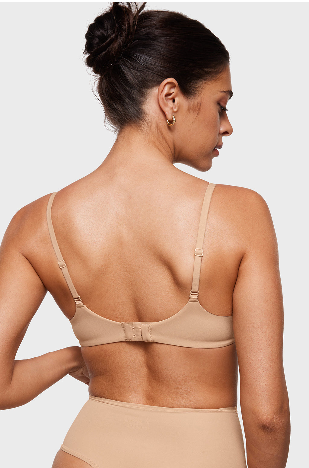 INLYRIC Women's Inbarely Plus Plunge Bra - Unlined Underwire Sexy Demi Balconette Bras