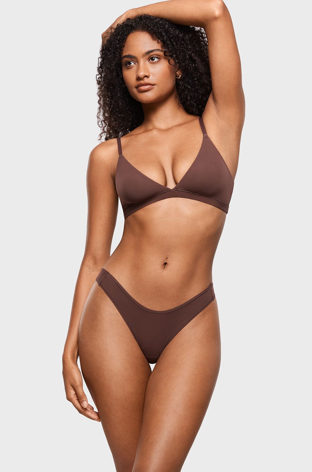 V-shaped Low Rise Thongs 3 Pack