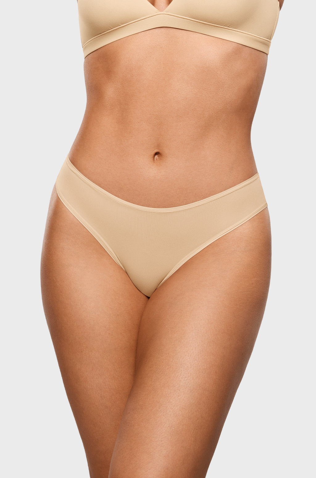 Smooth High Cut Cheeky Briefs 3 Pack