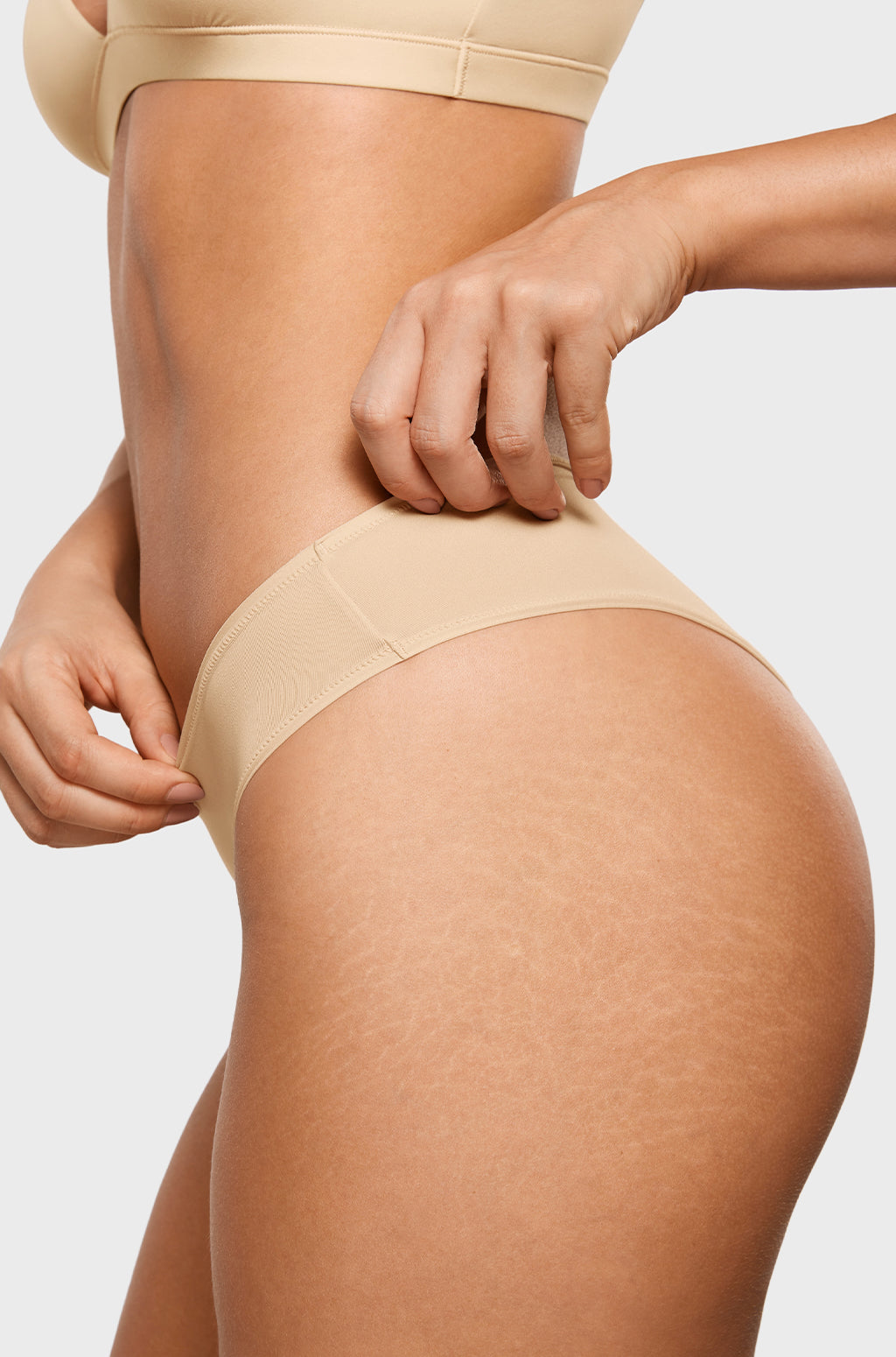 Smooth High Cut Cheeky Briefs 3 Pack