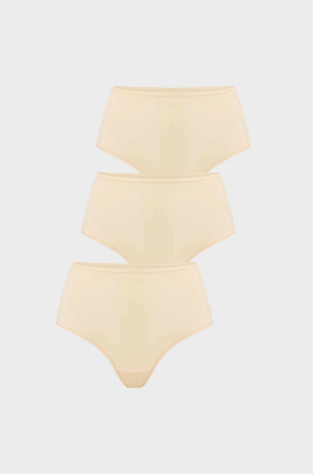Seamless High Rise Thongs 3 Pack