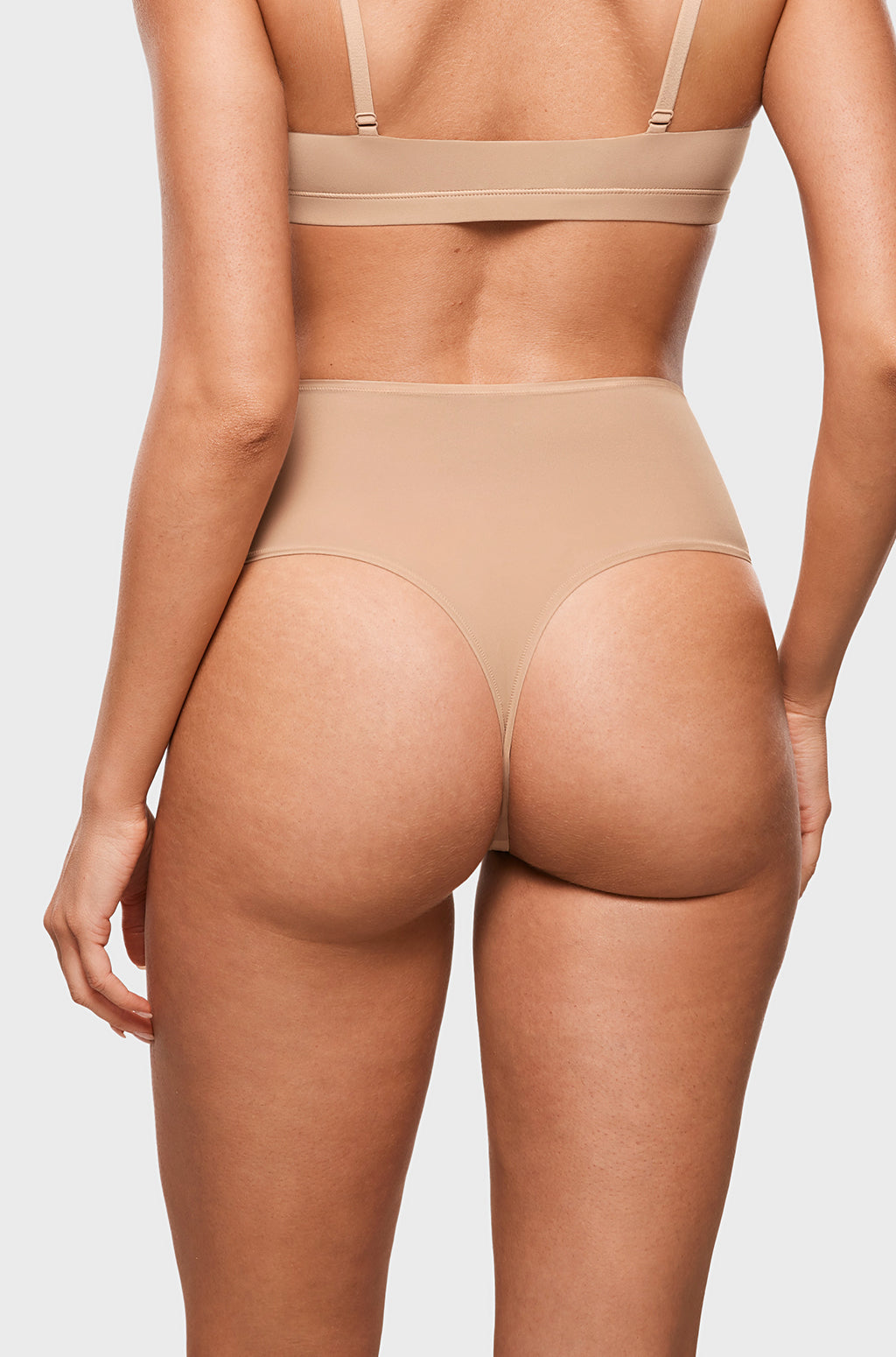 Seamless High Rise Thongs 3 Pack
