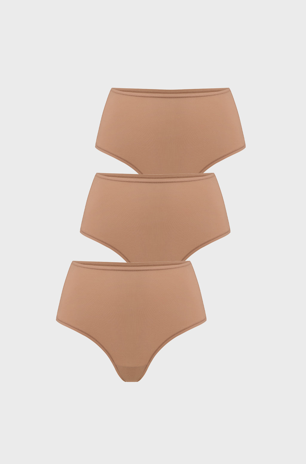 Seamless High Rise Thongs 3 Pack