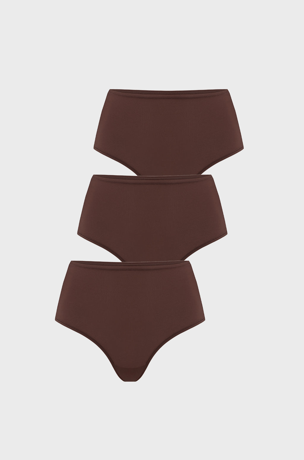 Seamless High Rise Thongs 3 Pack