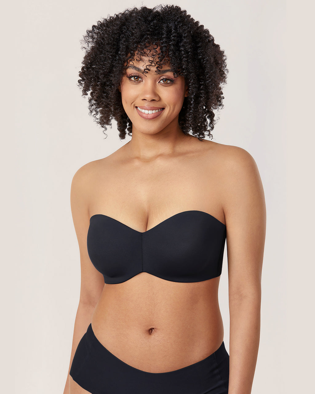 Underwire Strapless Minimizer Bra