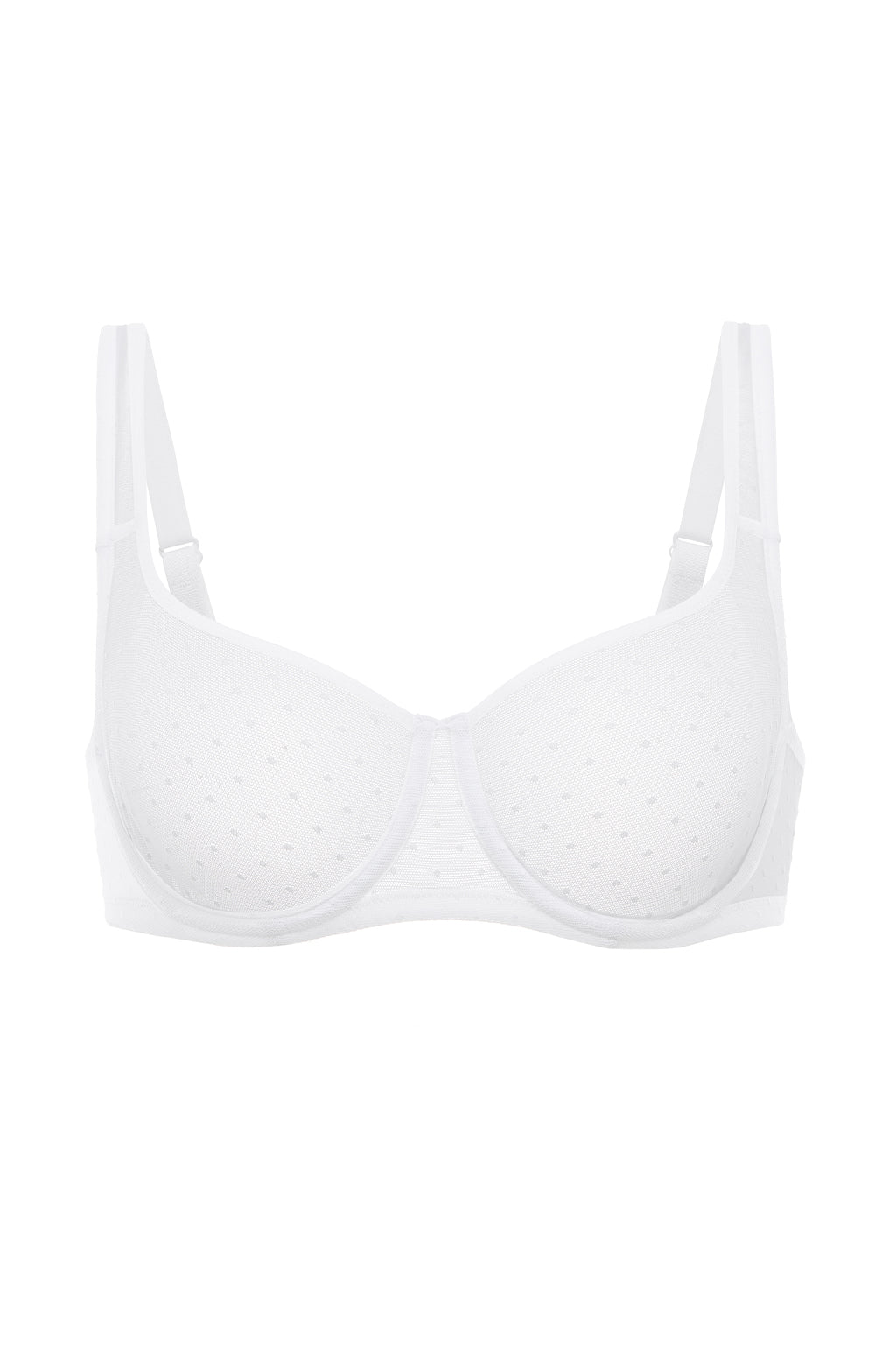 Sexy Mesh Underwire Balconette Bra