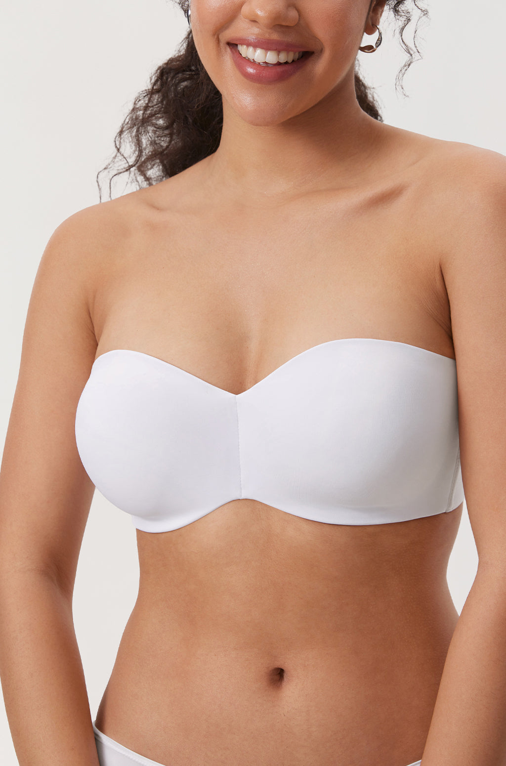 Underwire Strapless Minimizer Bra