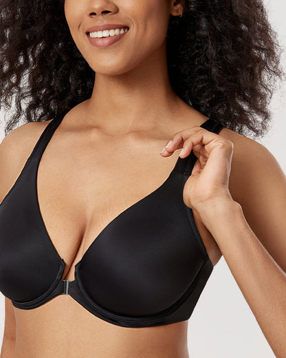 Plunge Racerback Front Closure Bra
