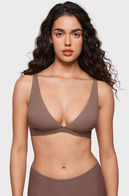 Inbarely® Soft Deep V Triangle Bralette
