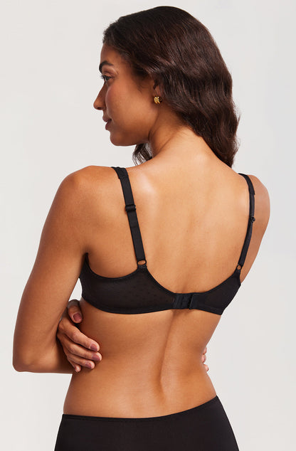Sexy Mesh Underwire Balconette Bra