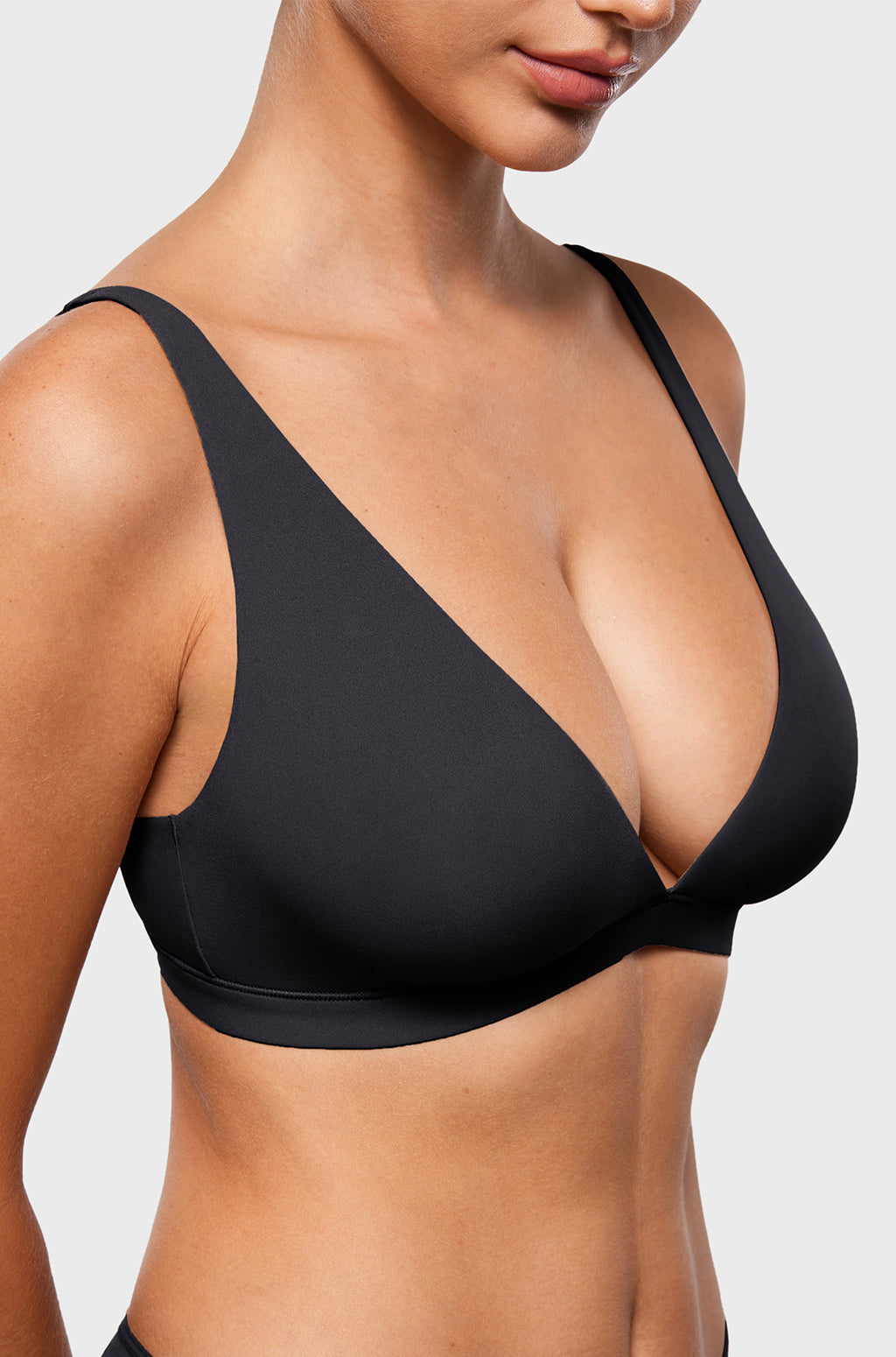 Inbarely® Soft Deep V Triangle Bralette