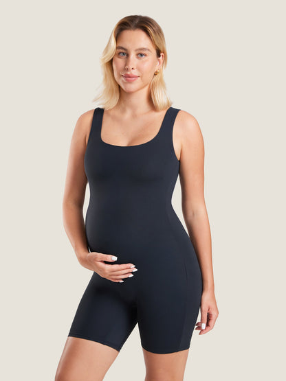 Natrelax® Square Neck Maternity Romper