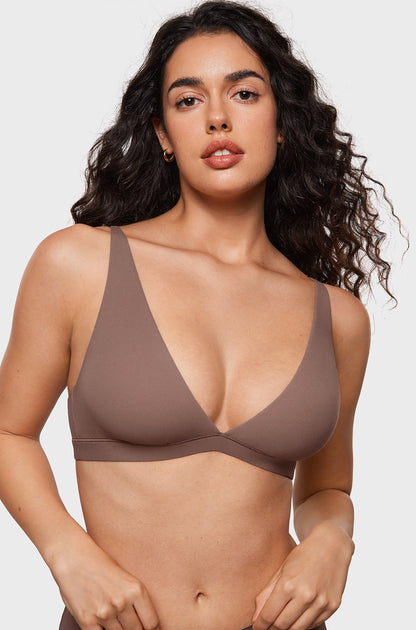 Inbarely® Soft Deep V Triangle Bralette