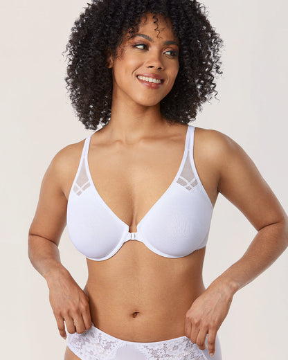 Front Closure Unlined Bra