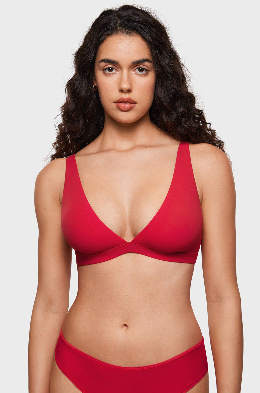 Inbarely® Soft Deep V Triangle Bralette
