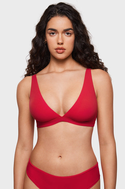 Inbarely® Soft Deep V Triangle Bralette
