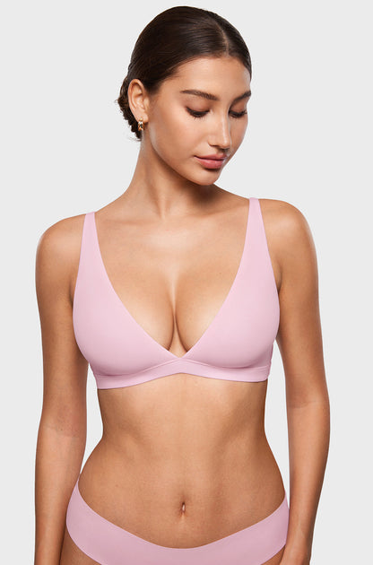 Inbarely® Soft Deep V Triangle Bralette