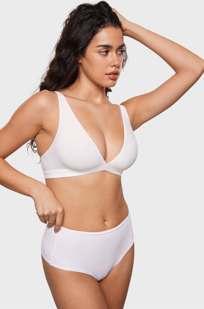 Inbarely® Soft Deep V Triangle Bralette