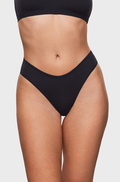 Smooth High Cut Cheeky Briefs 3 Pack
