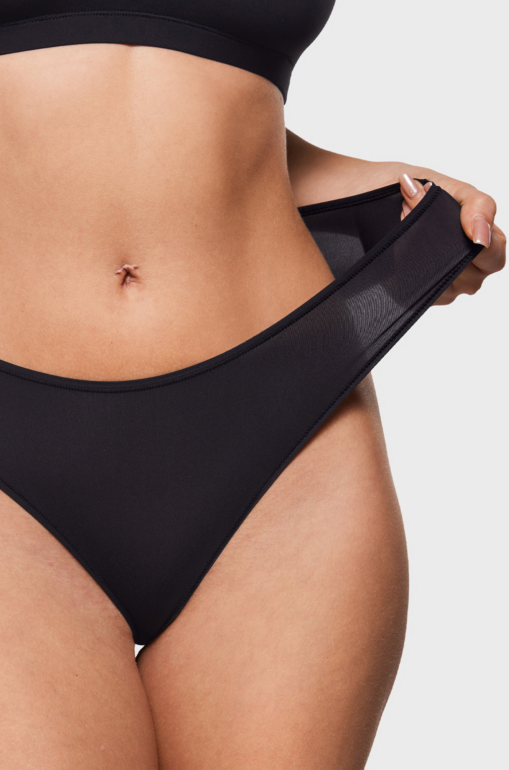 Smooth High Cut Cheeky Briefs 3 Pack