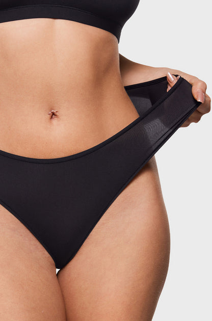 Smooth High Cut Cheeky Briefs 3 Pack