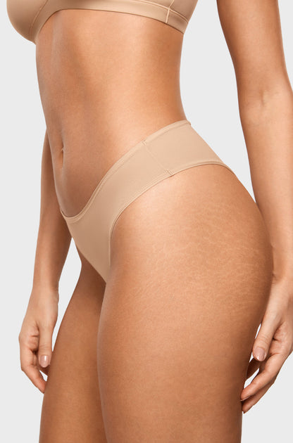 Smooth High Cut Cheeky Briefs 3 Pack