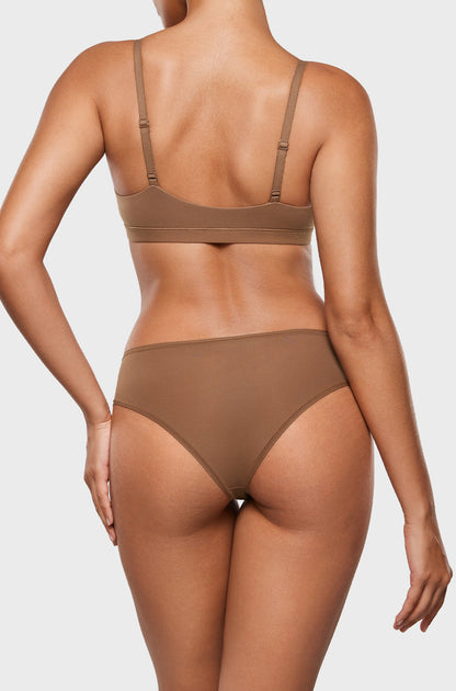 Smooth High Cut Cheeky Briefs 3 Pack