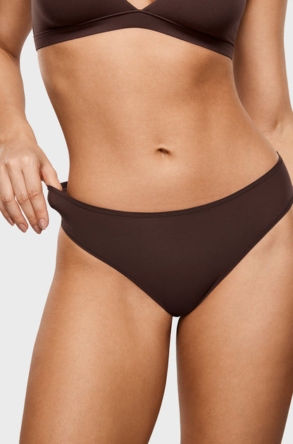 Smooth High Cut Cheeky Briefs 3 Pack