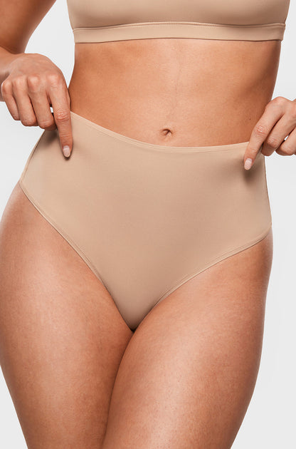 Seamless High Rise Thongs 3 Pack