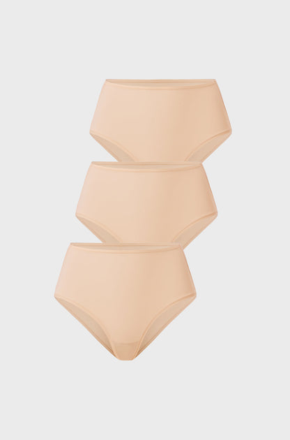 Classic Mid Waist Full Briefs 3 Pack