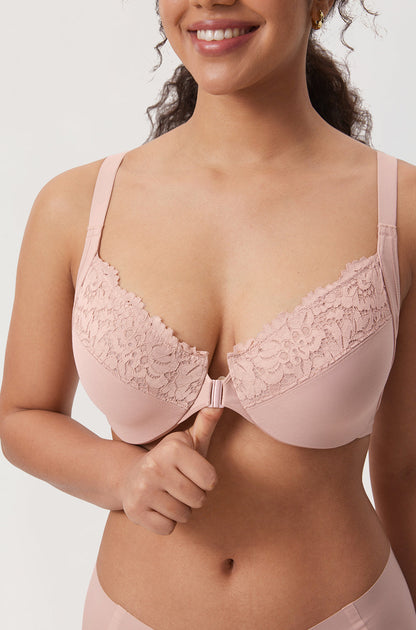 Lace Front Closure Posture Bra