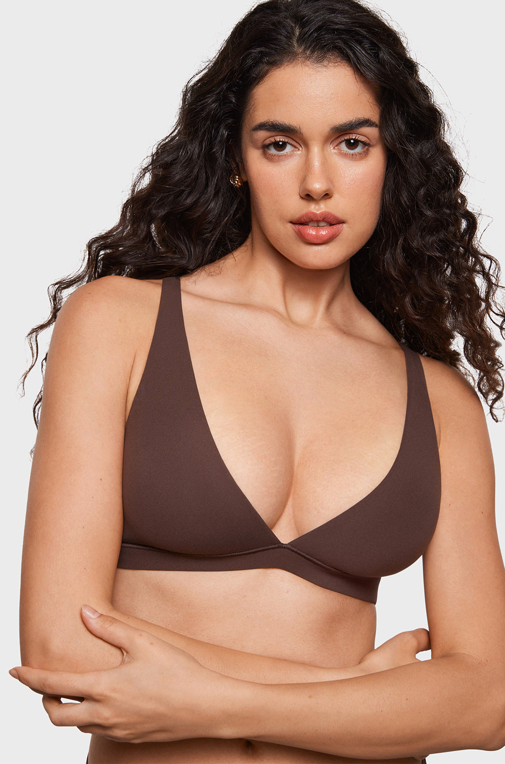 Inbarely® Soft Deep V Triangle Bralette