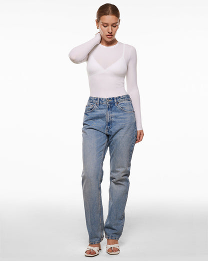 Single-Layer Basic Long Sleeve Shirts