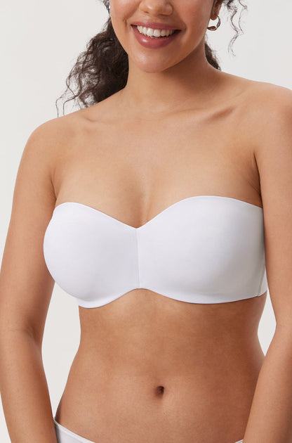 Underwire Strapless Minimizer Bra