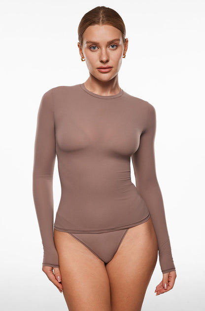 Single-Layer Basic Long Sleeve Shirts