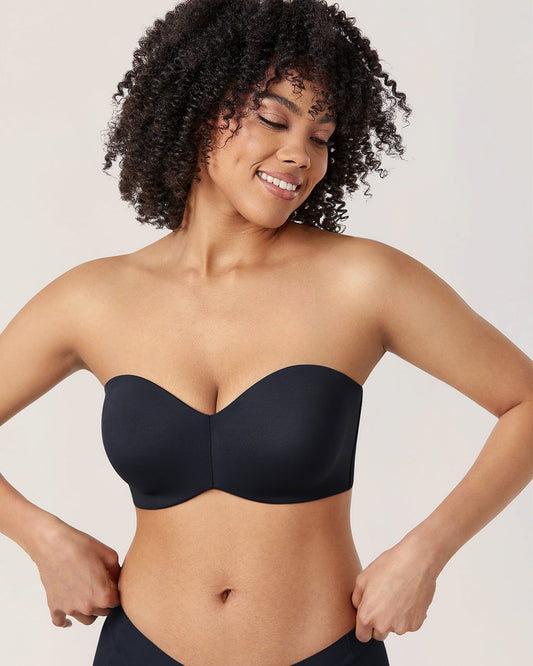Underwire Strapless Minimizer Bra
